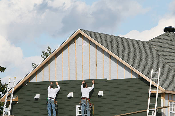 Professional Siding Installation technician working in Spring Hope, NC